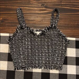 Mare Mare X Anthropologie Tweed Crop Tank xxs